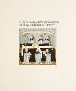 Ms. New Coll 380, f27r. Las antigüedades de la Catedral de Santa María, Carlisle, dibujadas por Robert Carlile, 1795 de Robert Carlile